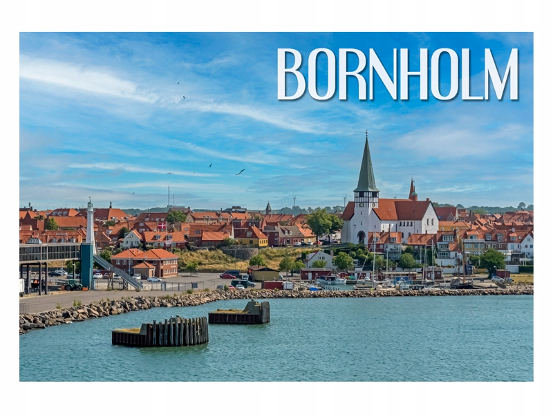 

Dania Bornholm Port Magnes na lodówkę