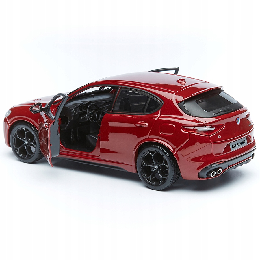 AUTO MODEL W SKALI 1:24 ALFA ROMEO STELVIO BBURAGO Płeć chłopcy dziewczynki