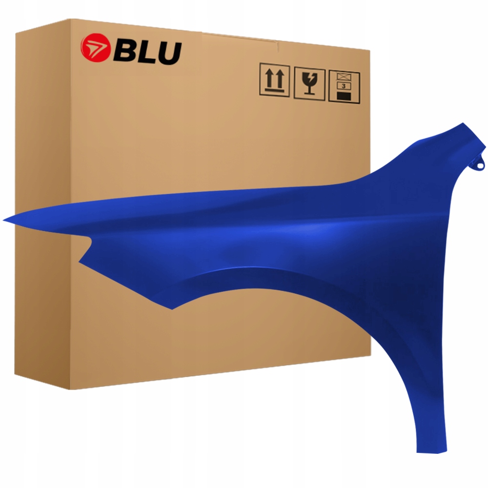 Blu Blatník Škoda Superb II 3T Lift LF5A levý modrý 13-15 přední