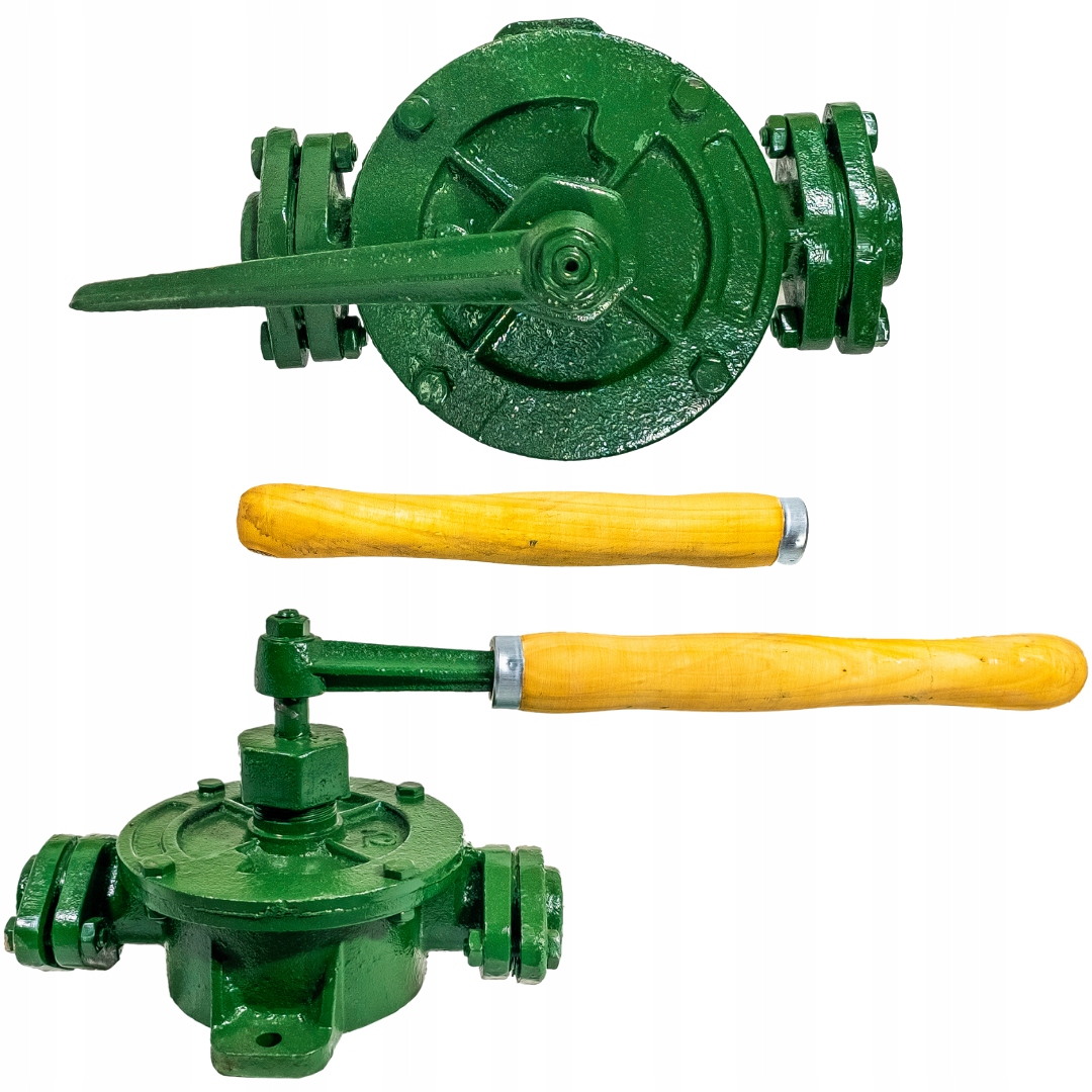 Pompa Ręczna Skrzydełkowa Kaciajka KN-2 1" Gw Żeliwna Solidna Mocna Wydajna