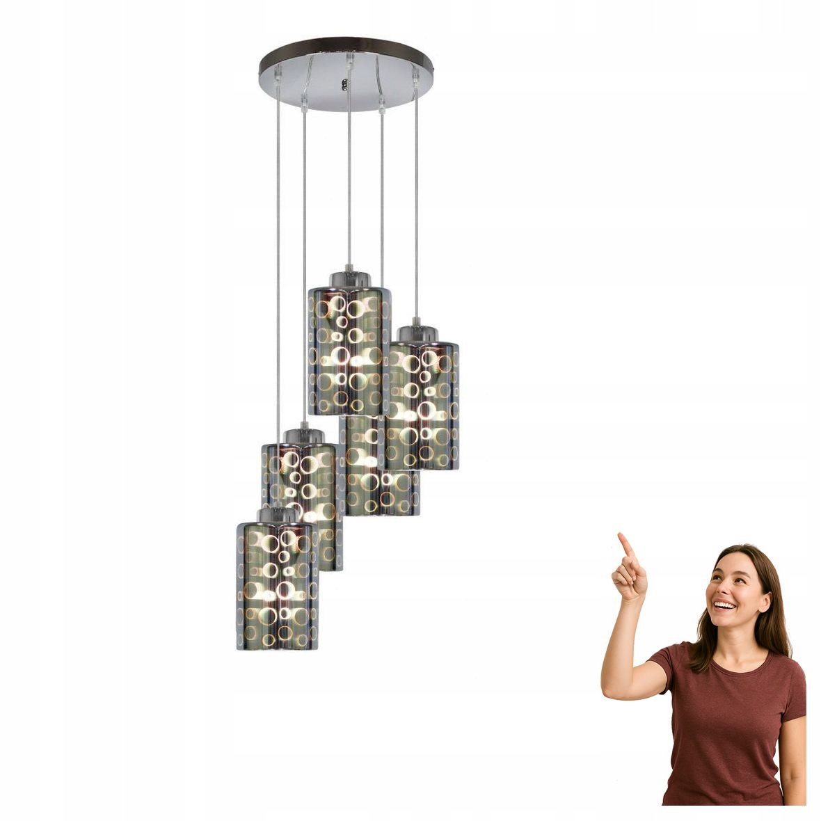 Závěsná lampa Nocturno 35-57730 Candellux