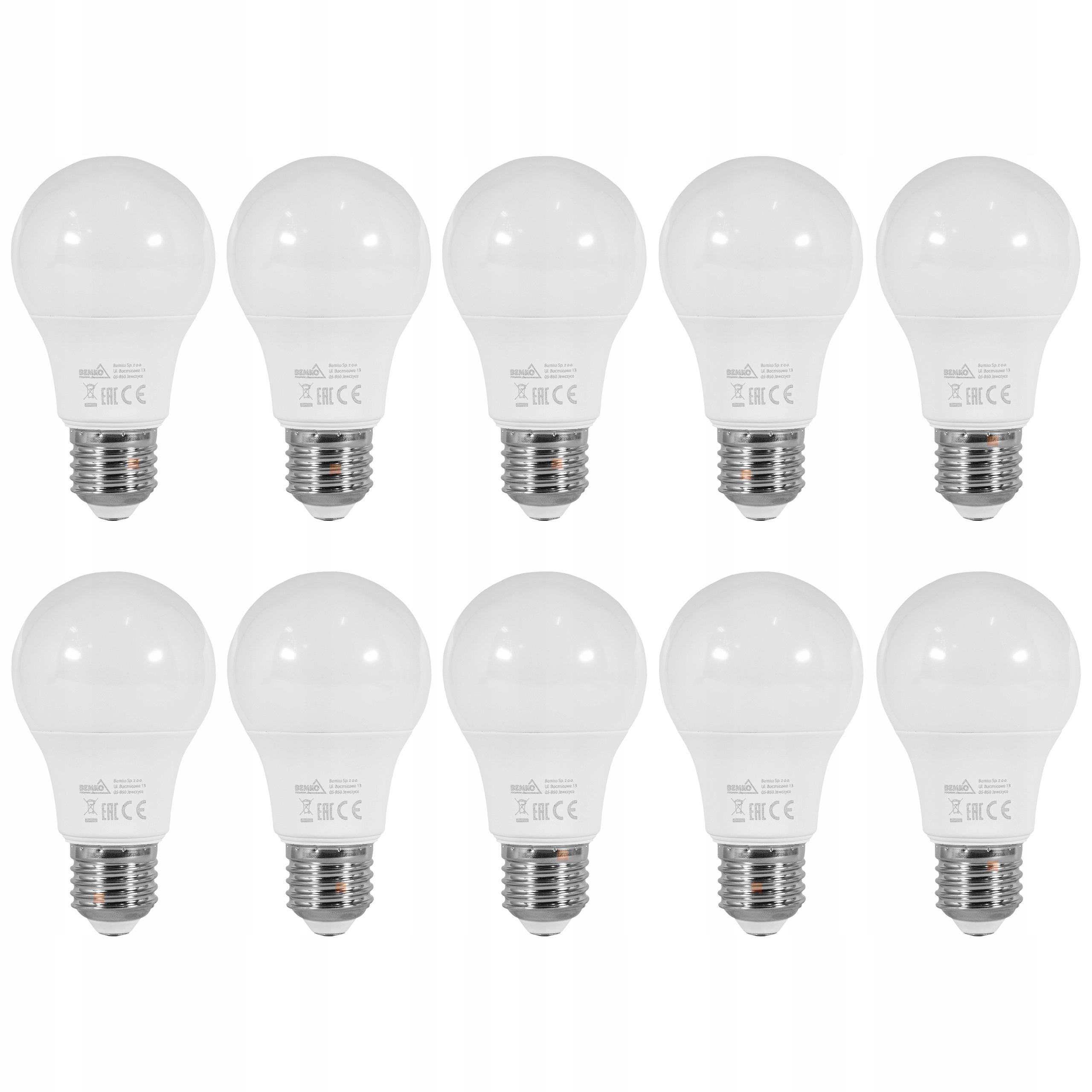 

Żarówka Led E27 11W 1055LM 3K Samsung* Zwykła 10sz
