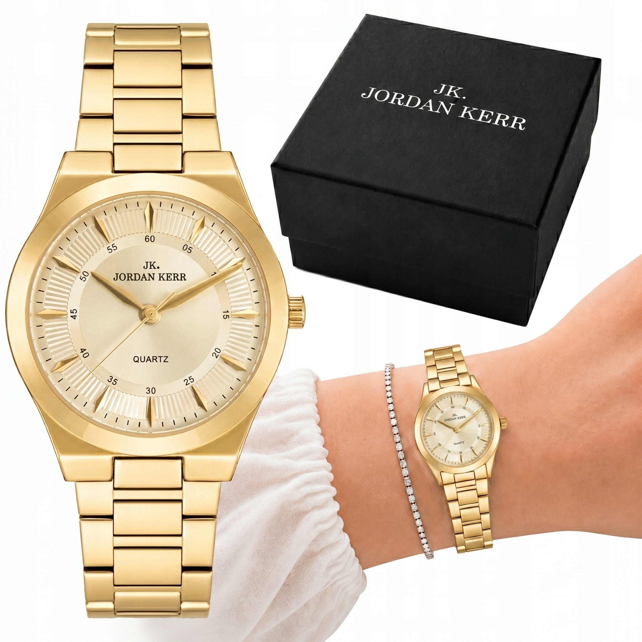 Dámské hodinky Jordan Kerr Aria s jemným model na náramku P9018-04