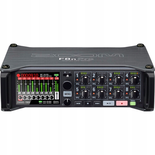 Zoom F8nPro - wielościeżkowy rejestrator audio, 8x Input, 32 bit