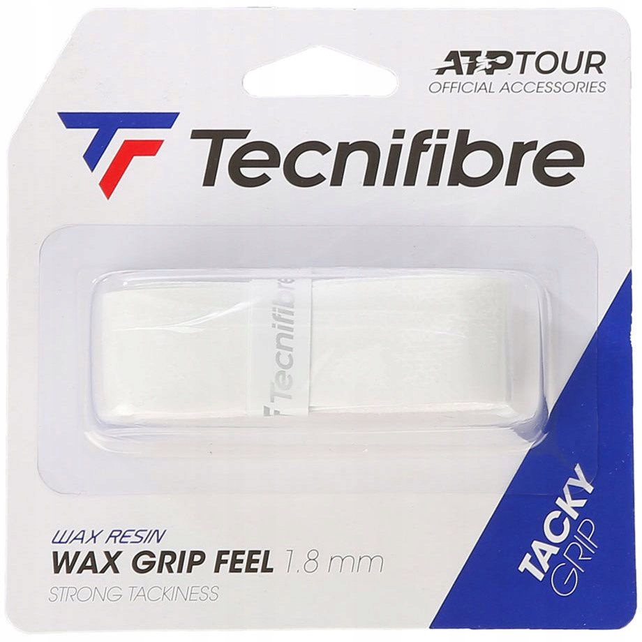 Tecnifibre Wax Grip Feel Owijka tenisowa bazowa biała