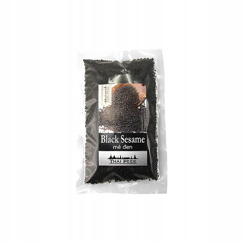 

Sezam Czarny Prażony Black Sesame |100g Thai Pride