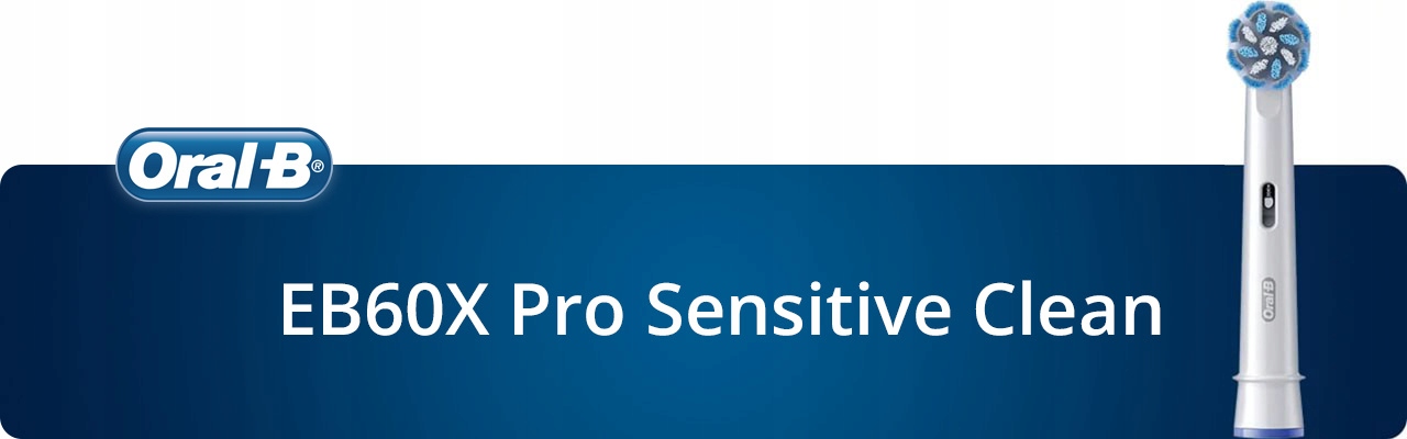 4X ORYGINALNA KOŃCÓWKA ORAL-B Pro SENSITIVE ULTRA THIN+ pasta Przeznaczenie do szczoteczek Oral-B