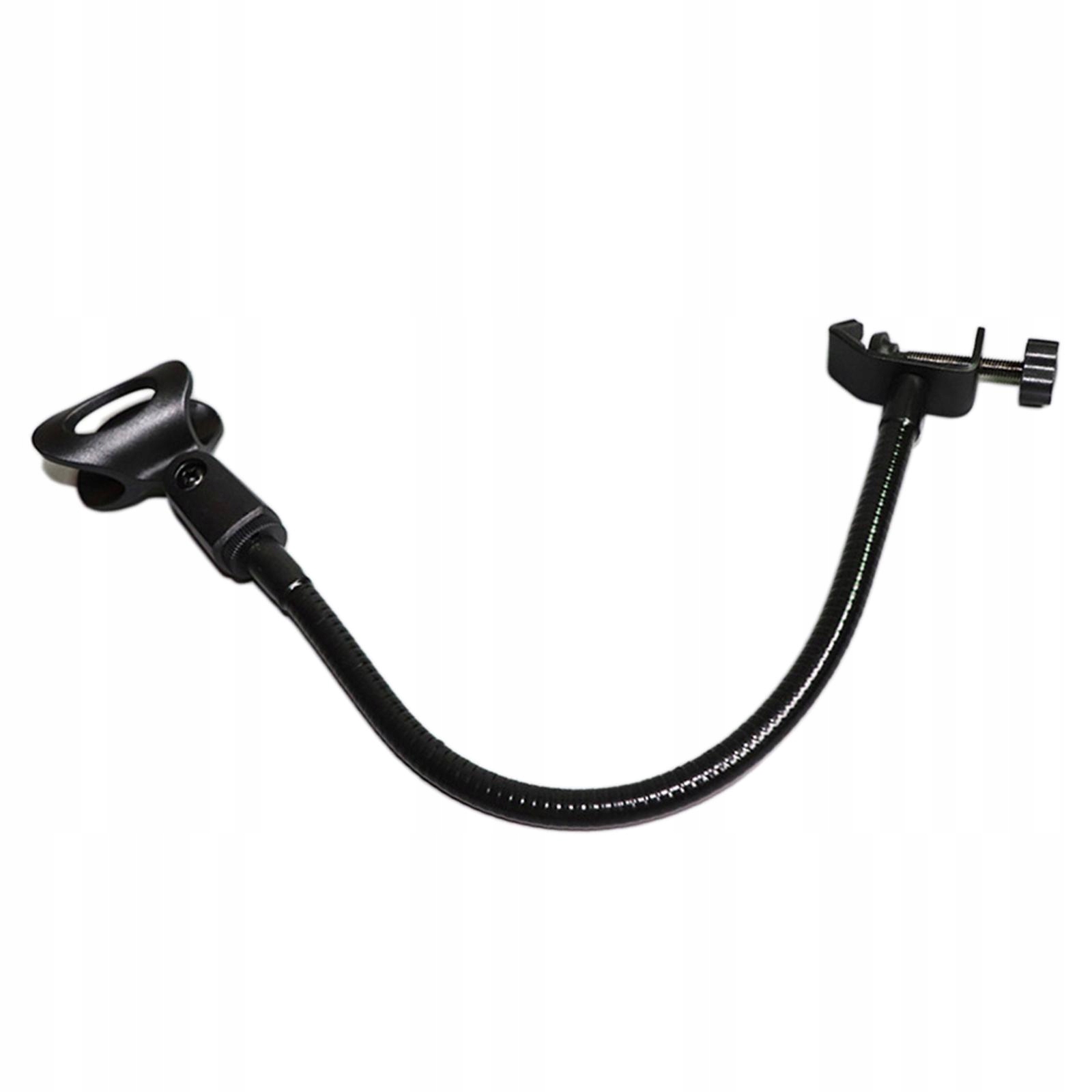 Stojak na wysięgnik mikrofonu, regulowany stojak na mikrofon z zaciskiem biurkowym do komputera stacjonarnego Kolor bezbarwny