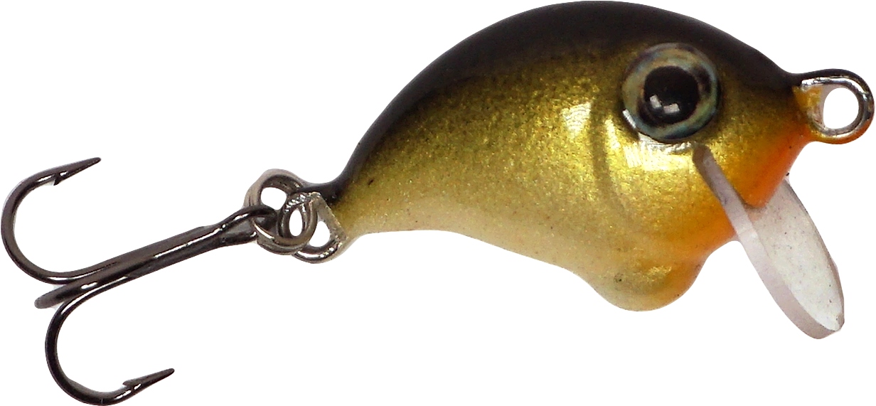 Wobler A.j Lures Żniwiarz 2.5cm tonący Perłowo Sebrny z Czarnym Grzbietem