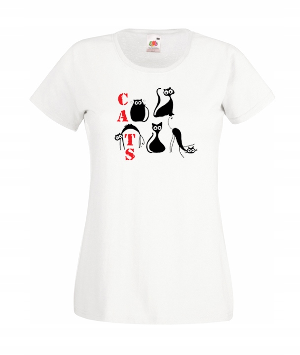 

Xs Koszulka Damska Koty Soft Kitty Śmieszne Wzory