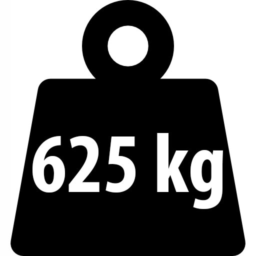KOVOVÝ SKLADOVÝ REGÁL 150x75x30cm 625kg 2v1 Humberg zn.