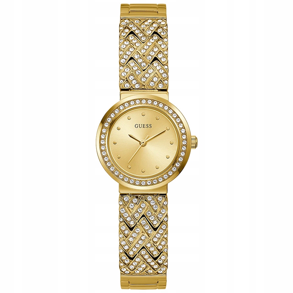 Dámské hodinky Guess GW0476L2 Zirkony zlaté