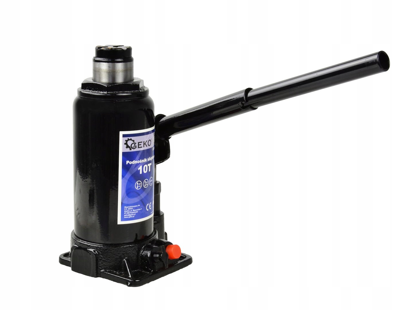 Podnośnik Hydrauliczny słupkowy 10T regulacja wysokości 205 390 mm Geko