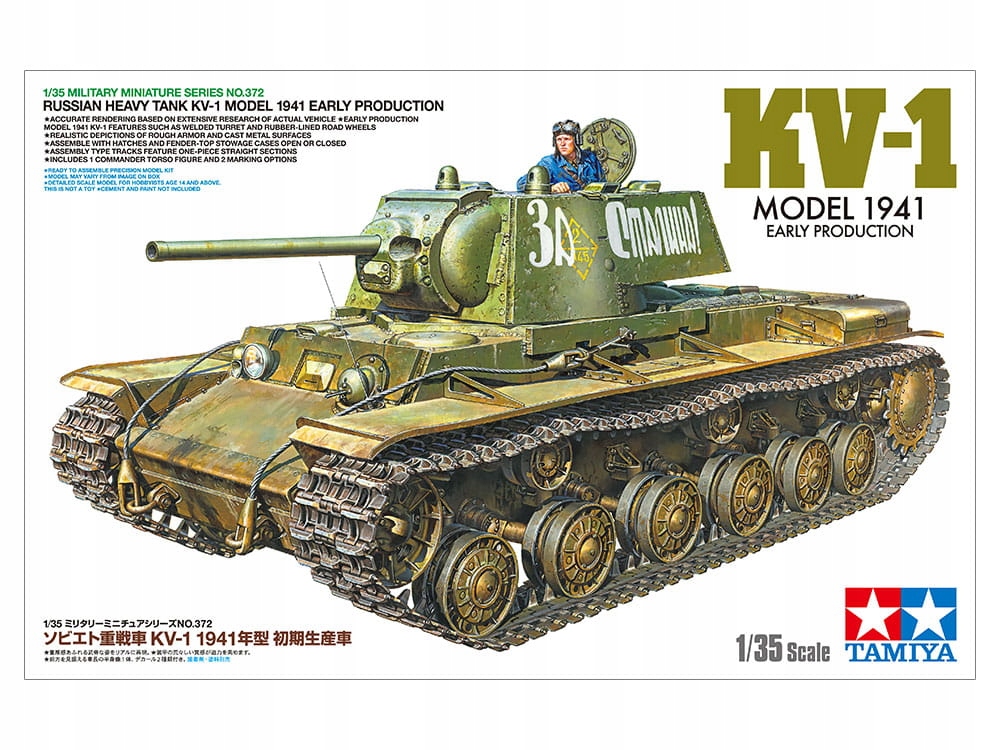 Ruský těžký tank KV-1 Model 1941) 1:35 Tamiya 35372