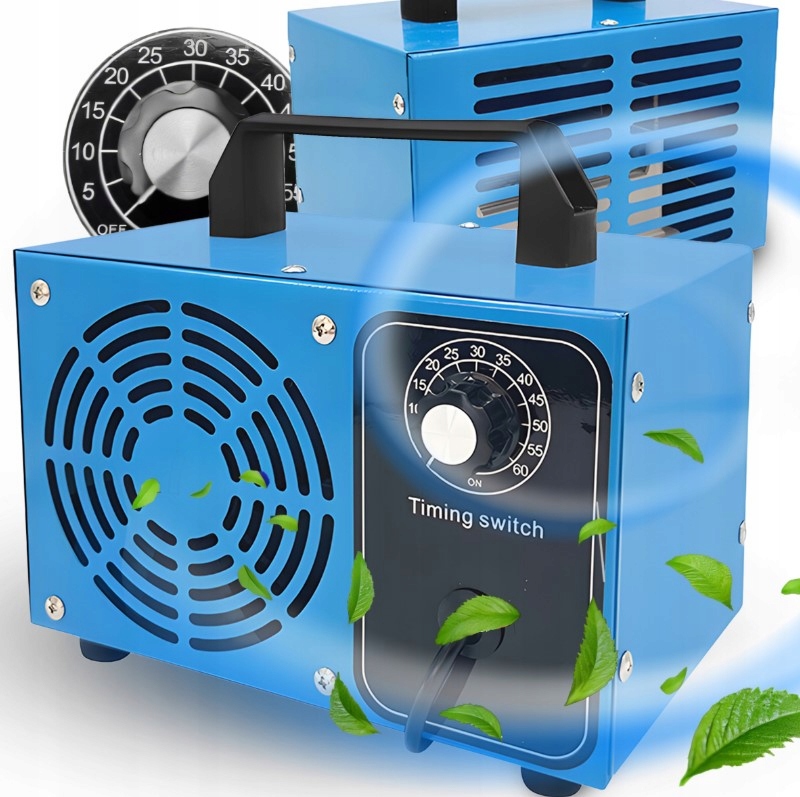 Generátor Ozonu Ozonátor Čistička Vzduchu Výkonný Časovač 140W 60 G/h