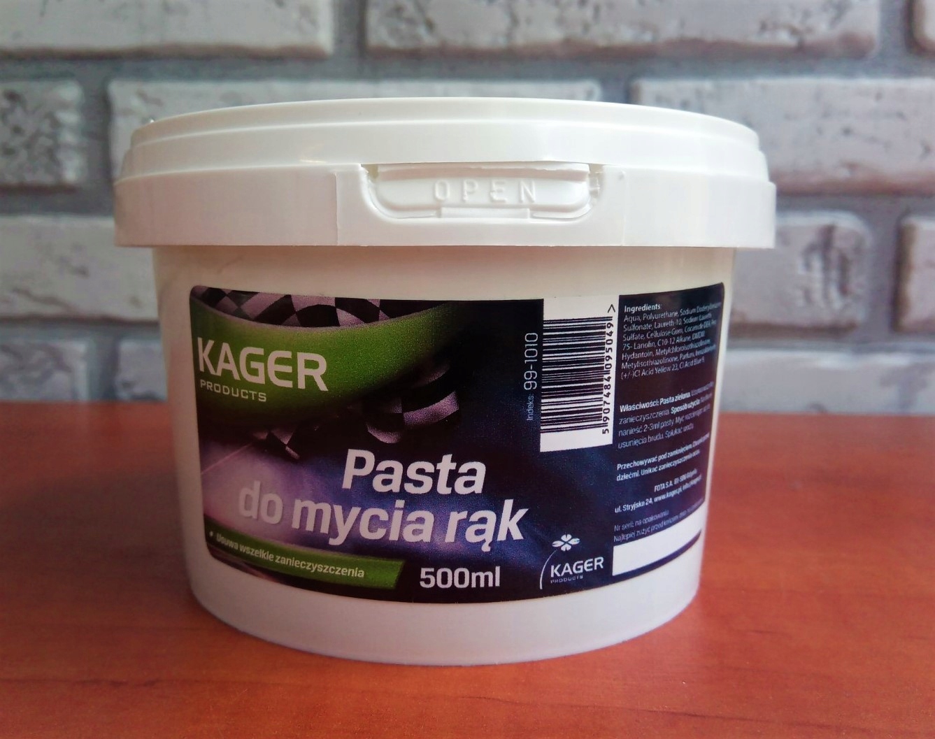 

Kager Pasta do mycia rąk Bhp 0,5L