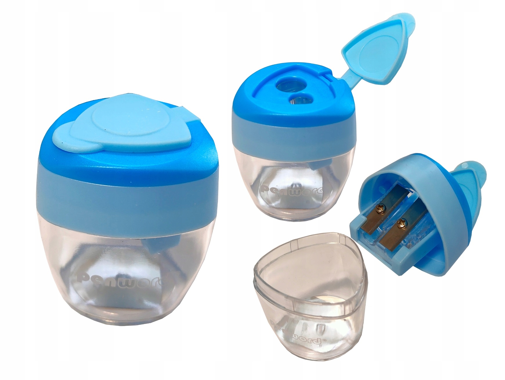 TEMPERÓWKA PODWÓJNA Z POJEMNIKIEM PENWORD MIX KOLORÓW