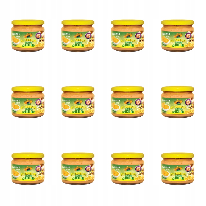 El Sabor Dip jalapeno cheese 300 g X12