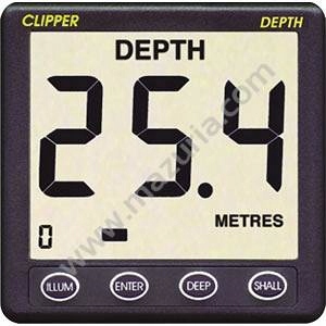 Clipper Echosonda odczyt głębokości