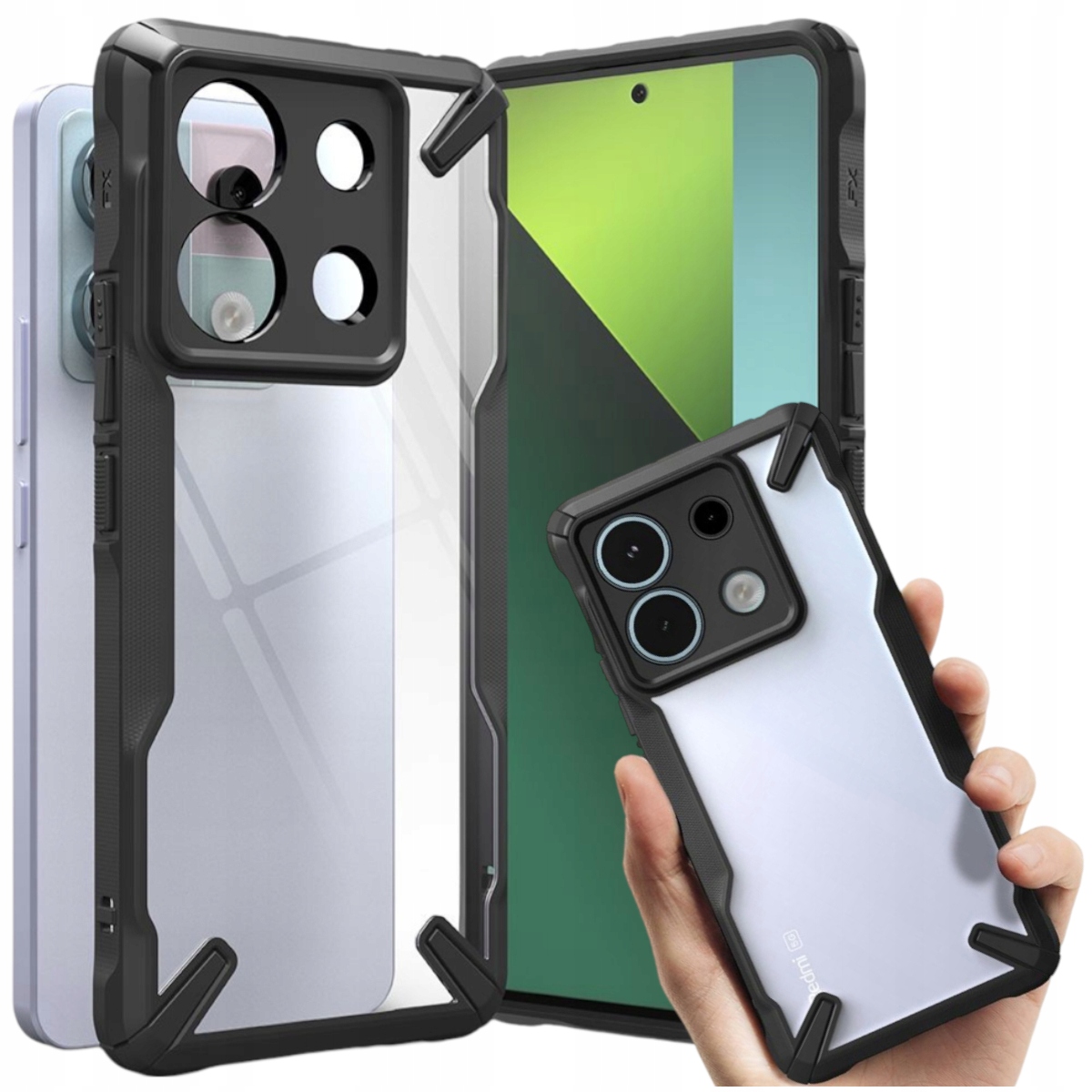 Zdjęcia - Etui Xiaomi  do  Redmi Note 13 Pro 5G Poco X6 5G Ringke Fusion X Case 