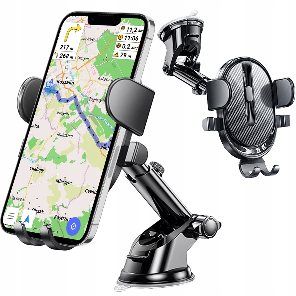 Uchwyt Holder Trzymak Do Auta Na Telefon Szybę Do Kratki Na Kokpit