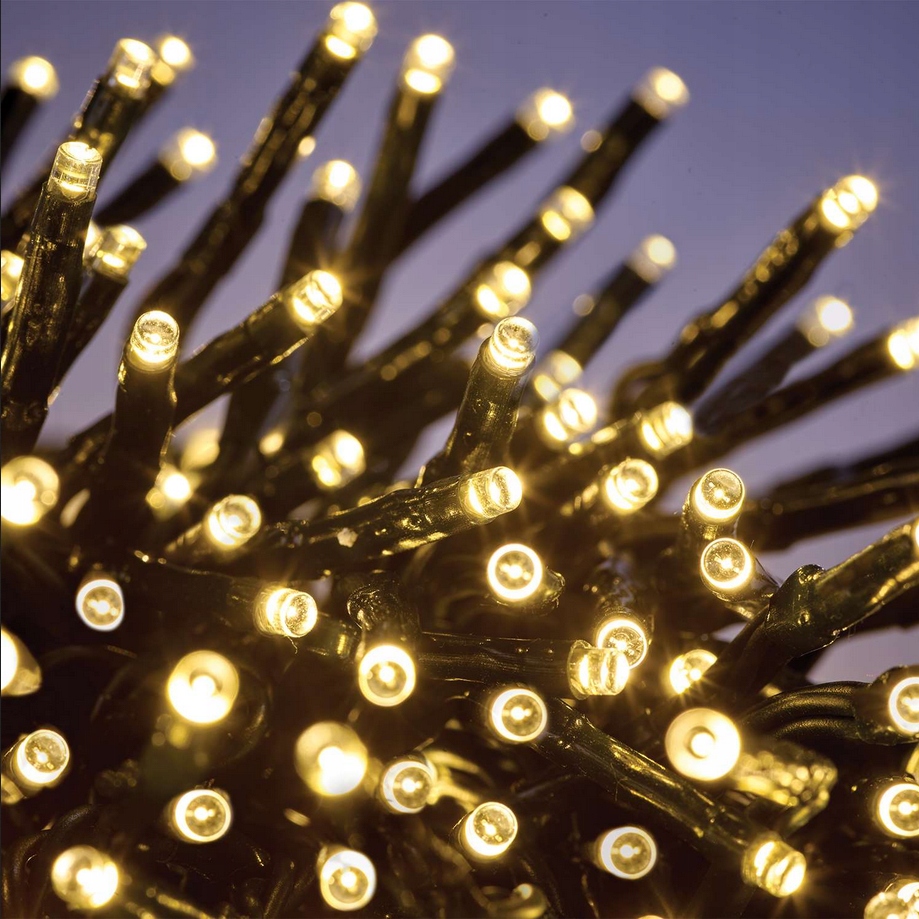 LAMPKI CHOINKOWE SOLARNE DEKORACYJNE ZEWNĘTRZNE GIRLANDA 100 LED ŚWIĄTECZNE Liczba trybów świecenia 8