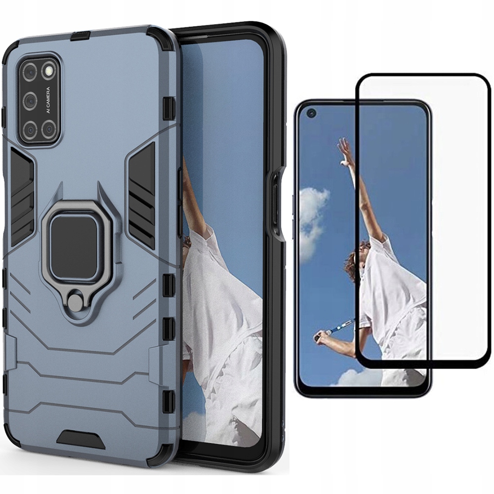 

Etui Case X-ring Pancerne Do Oppo A52/A72 + Szkło