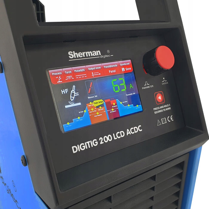 SPAWARKA INWERTOROWA SHERMAN DIGITIG 200 LCD ACDC Kod producenta SPAWARKA SHERMAN DIGITIG 200 LCD ACDC
