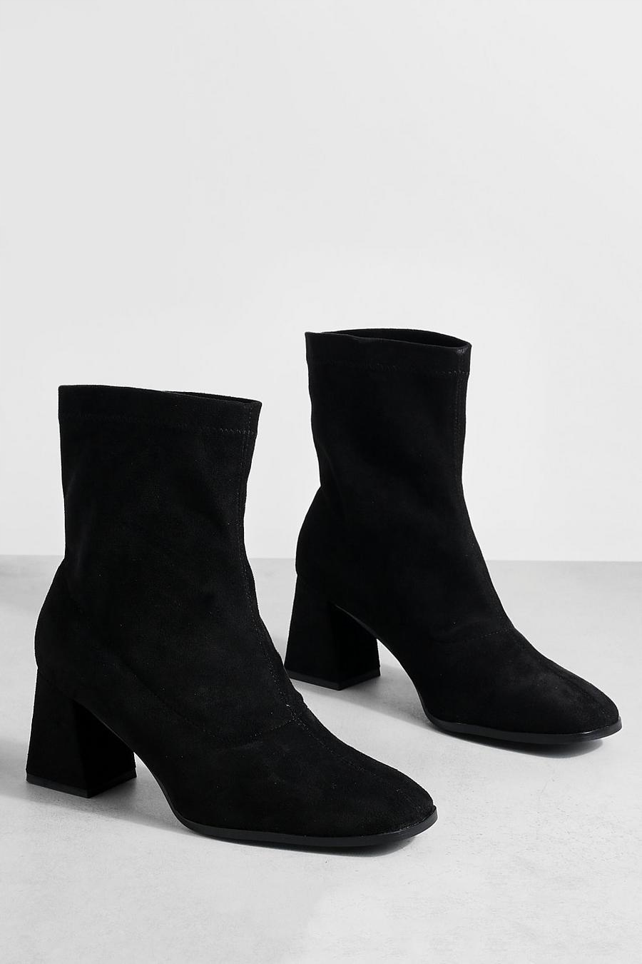 BOOHOO CZARNE BOTKI OBCAS SŁUPEK Y0D NG2__39