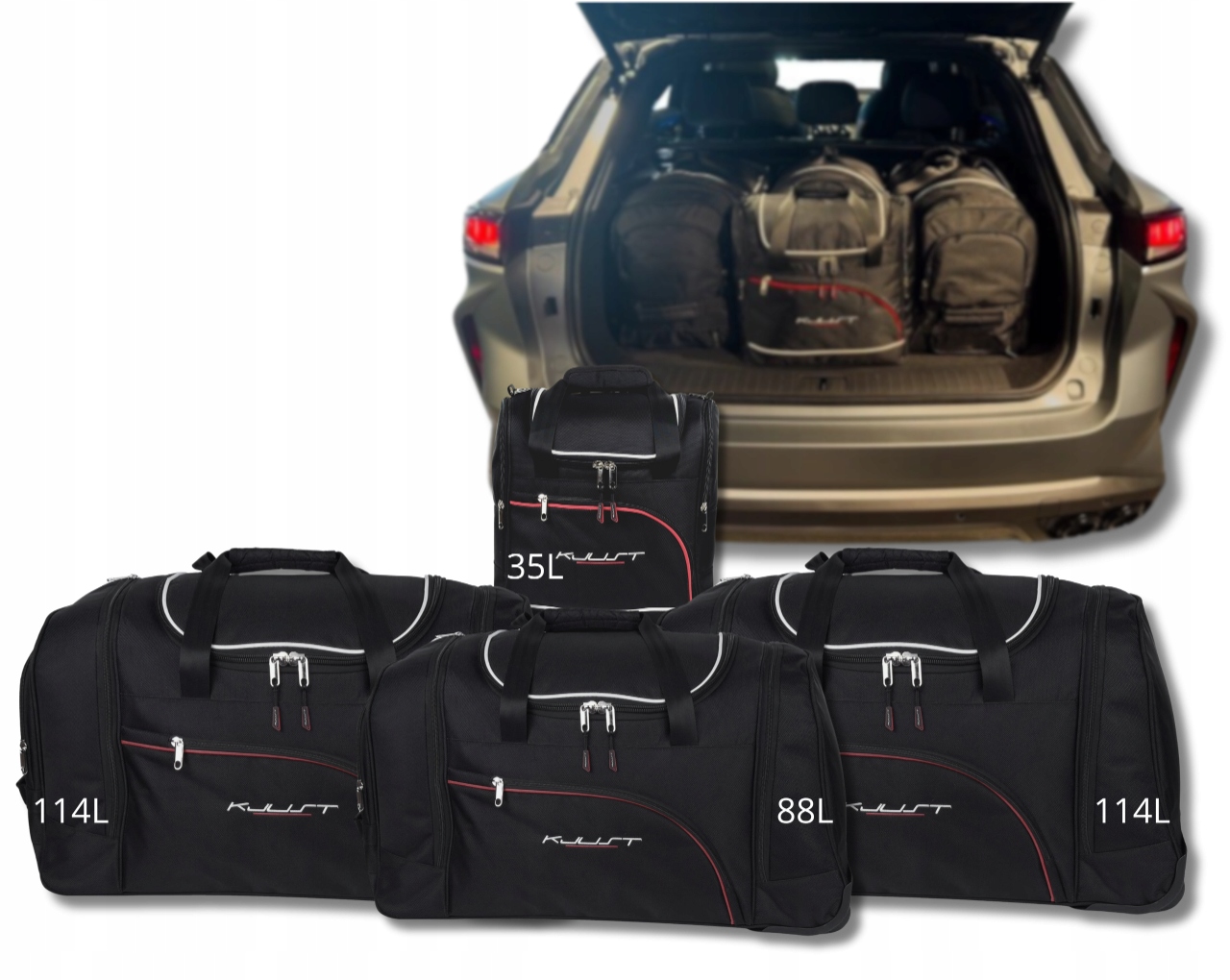 TORBY DO BAGAŻNIKA KJUST OMODA 9 PHEV 2025+