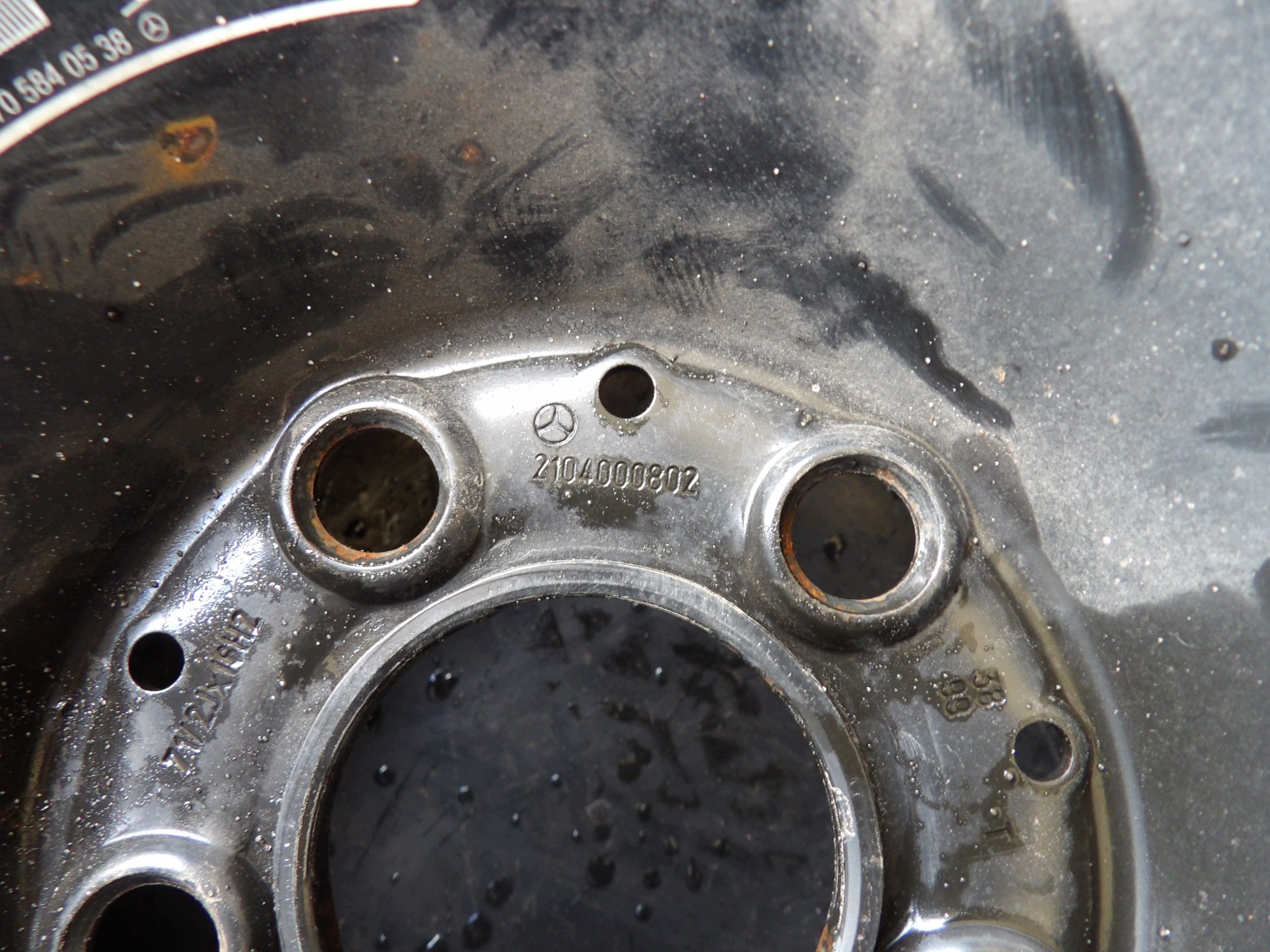 Mercedes W 210 wheel spare 16"