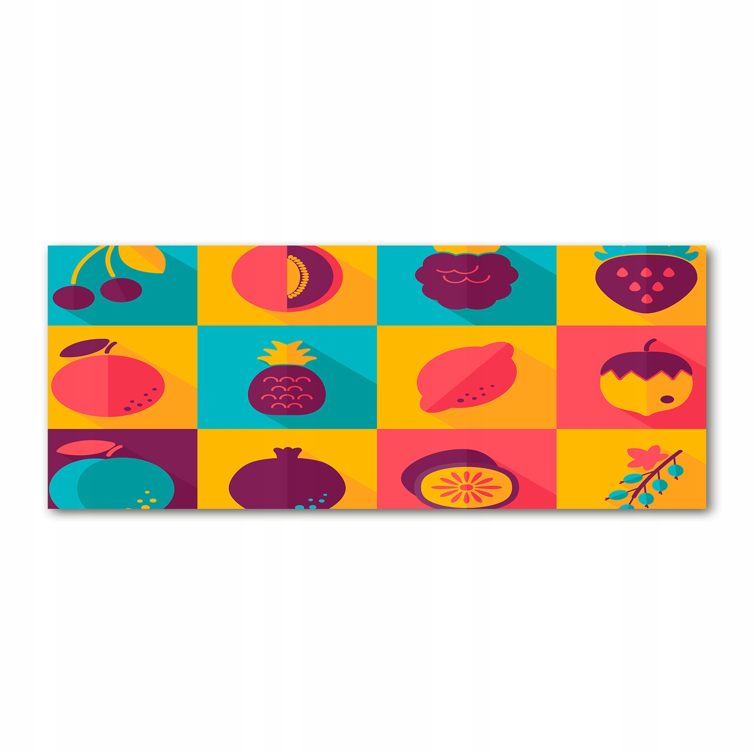 

Foto obraz akryl zdjęcie Ikony owoców 125x50 cm