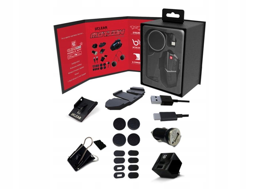 Interkom motocyklowy UCLEAR Motion 4 Lite pojedynczy, zasięg do 800m EAN (GTIN) 4049462801165