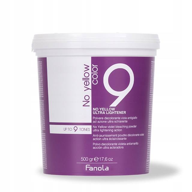 Fanola No Yellow 9 Rozjasňovač v prášku 500 g