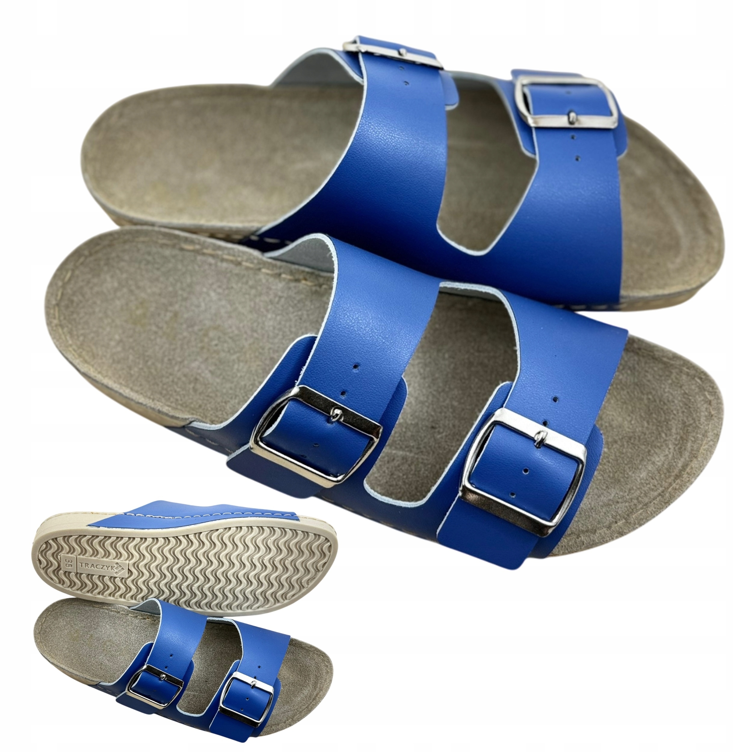 Nazouváky Anatomické Kožené Nastavitelné Modré Profilované Traczyk