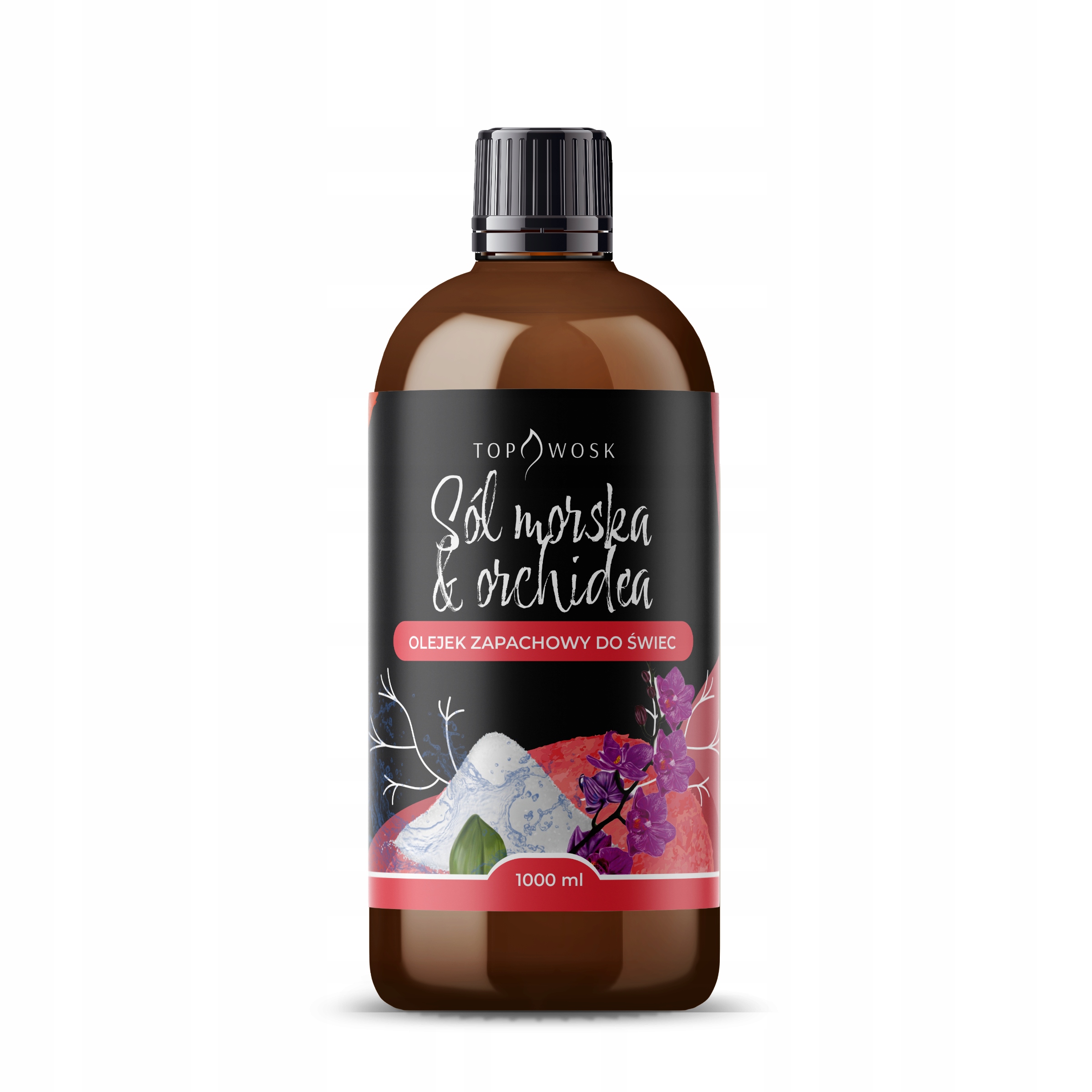 Vonný olej na sviečky Morská soľ a orchidea 1000 ml