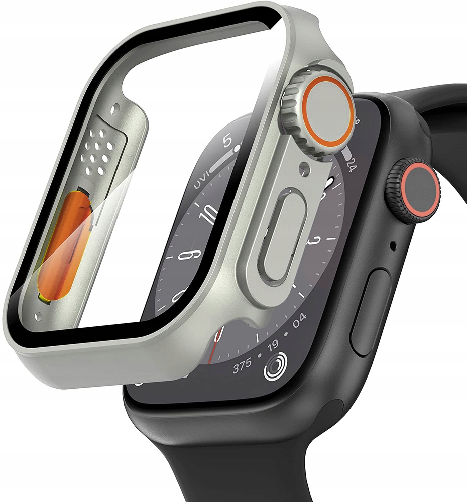ETUI + SZKŁO DO APPLE WATCH 7/8/9 45MM |CASE NAKŁADKA OBUDOWA|DUŻO KOLORÓW