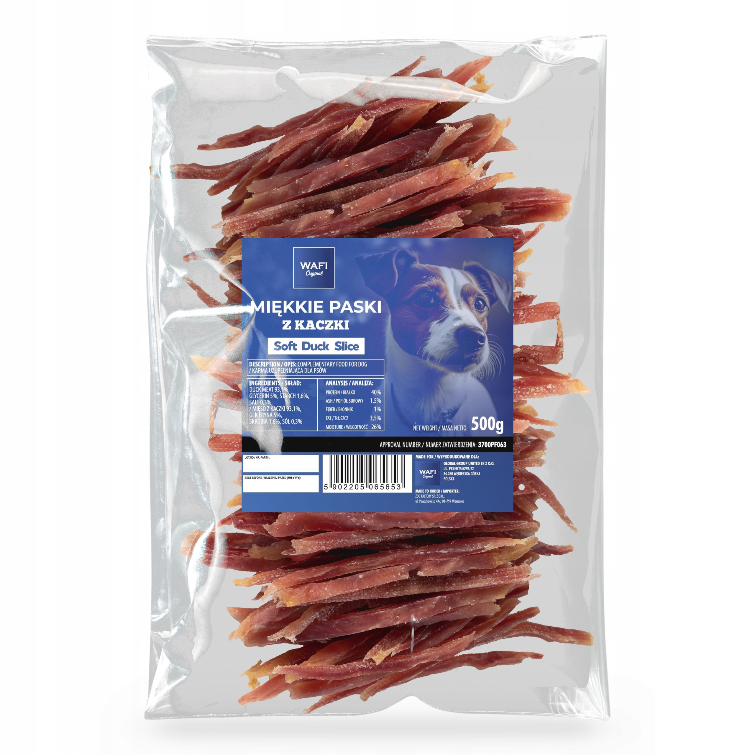 Wafi Měkké Kachní Proužky 500 G