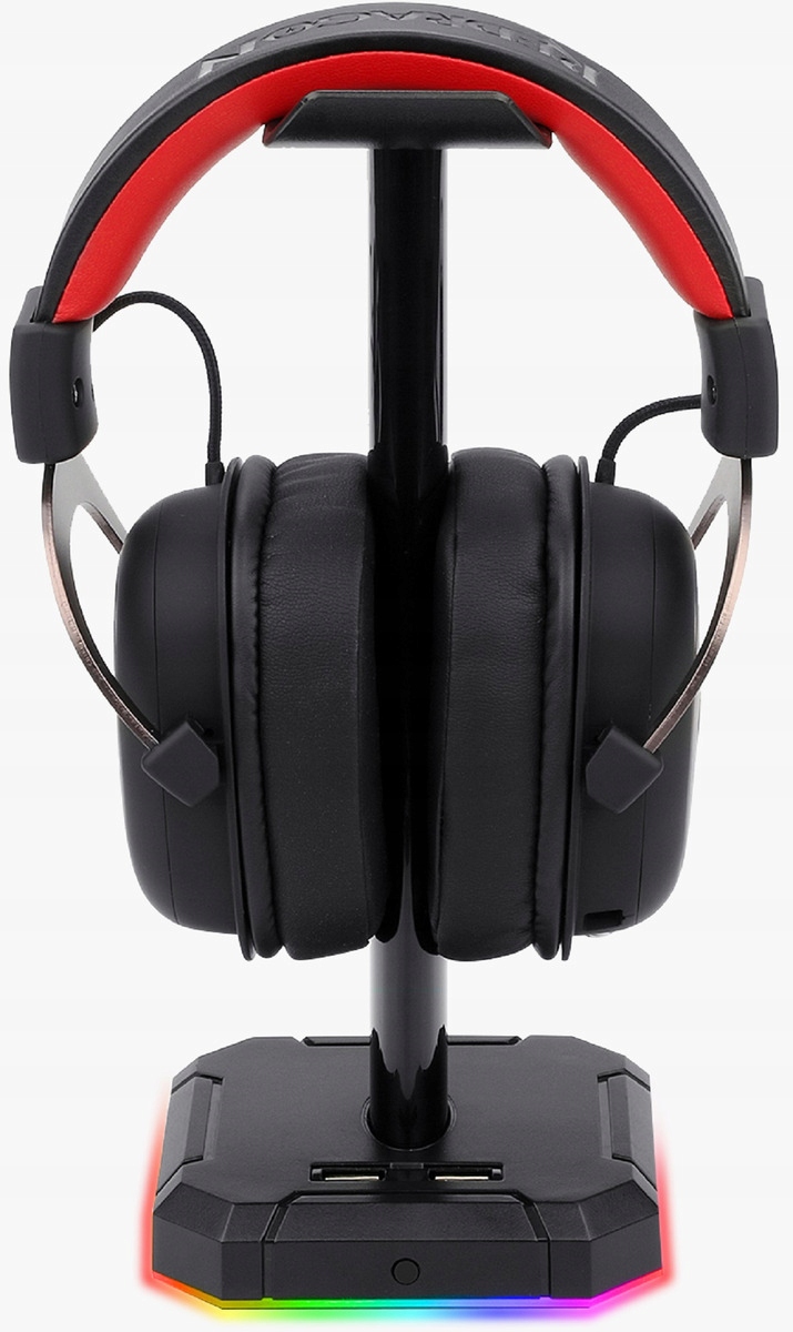 REDRAGON STOJAK NA SŁUCHAWKI SCEPTER PRO HA300 RGB Kolor dominujący czarny