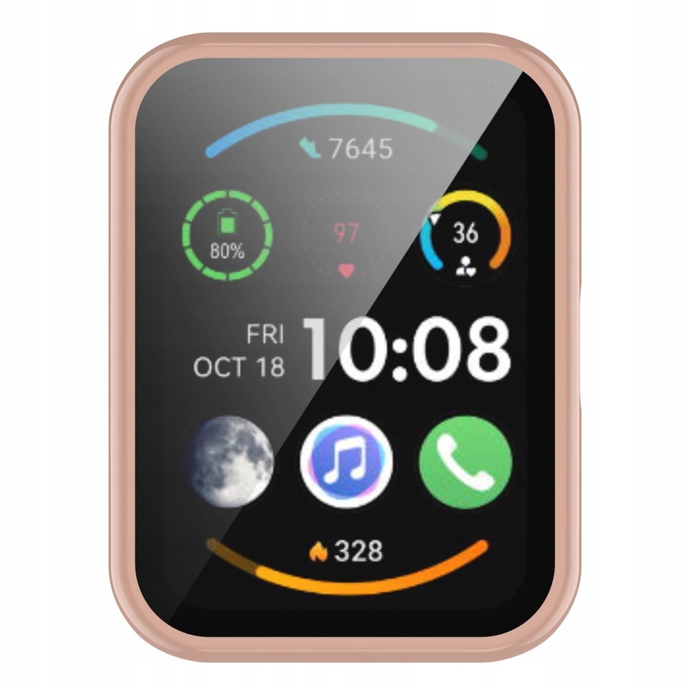 2w1 ETUI + SZKŁO HARTOWANE CASE DO HUAWEI WATCH FIT FIT SE Materiał tworzywo sztuczne