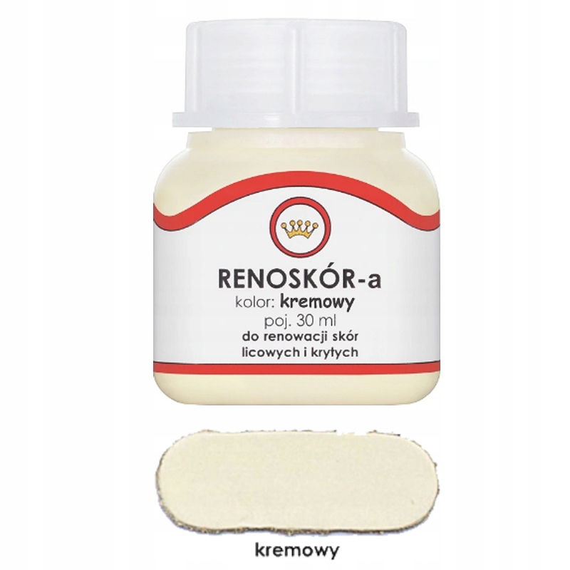 

Renoskór Farba Lakier Do Skóry Kremowy 30ML