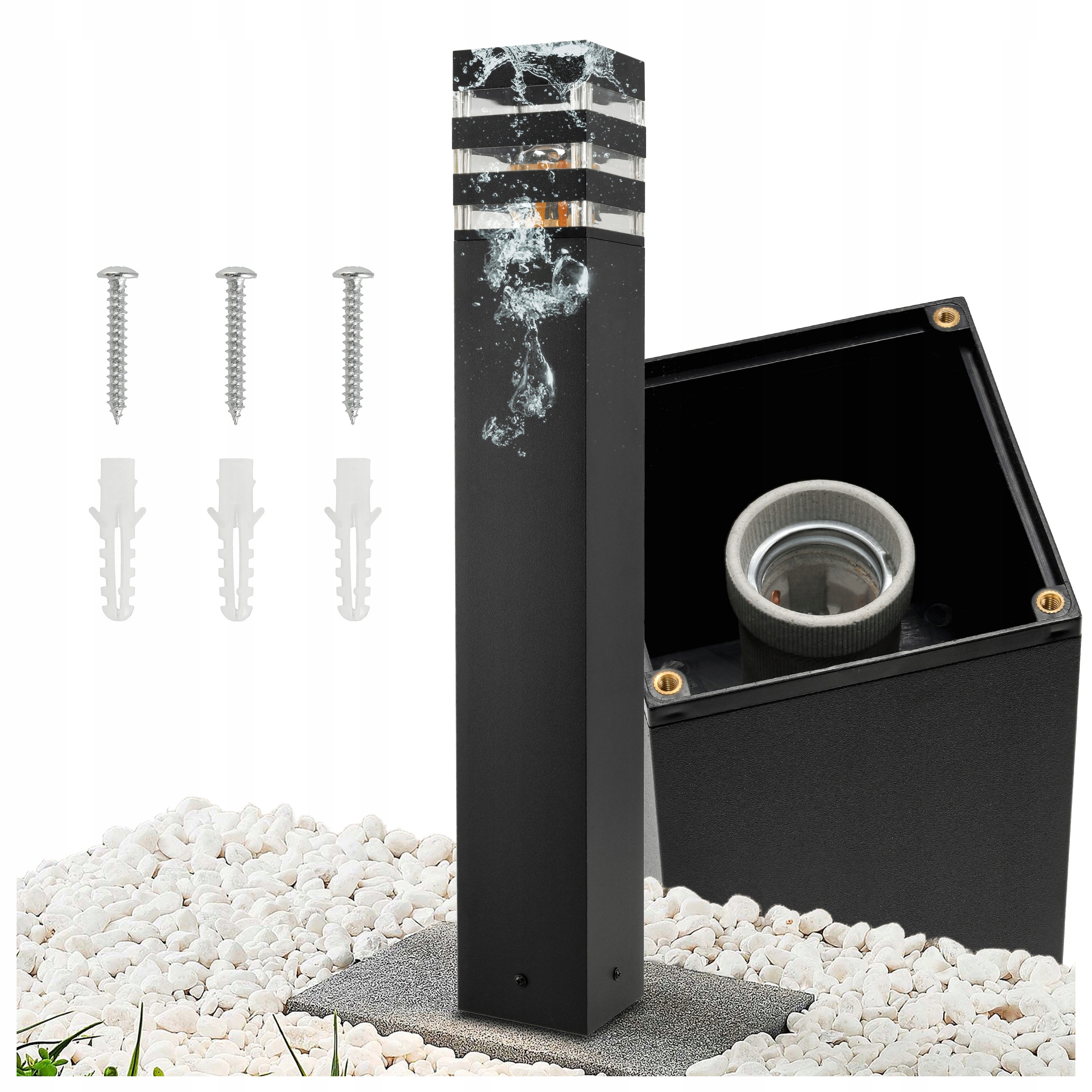 Lampa Led Ogrodowa 60cm Zewnętrzna Słupek Stojąca E27 Wodoszczelna Jakość