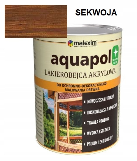 Akrylová lakovňa na drevo 10L Sekwoja