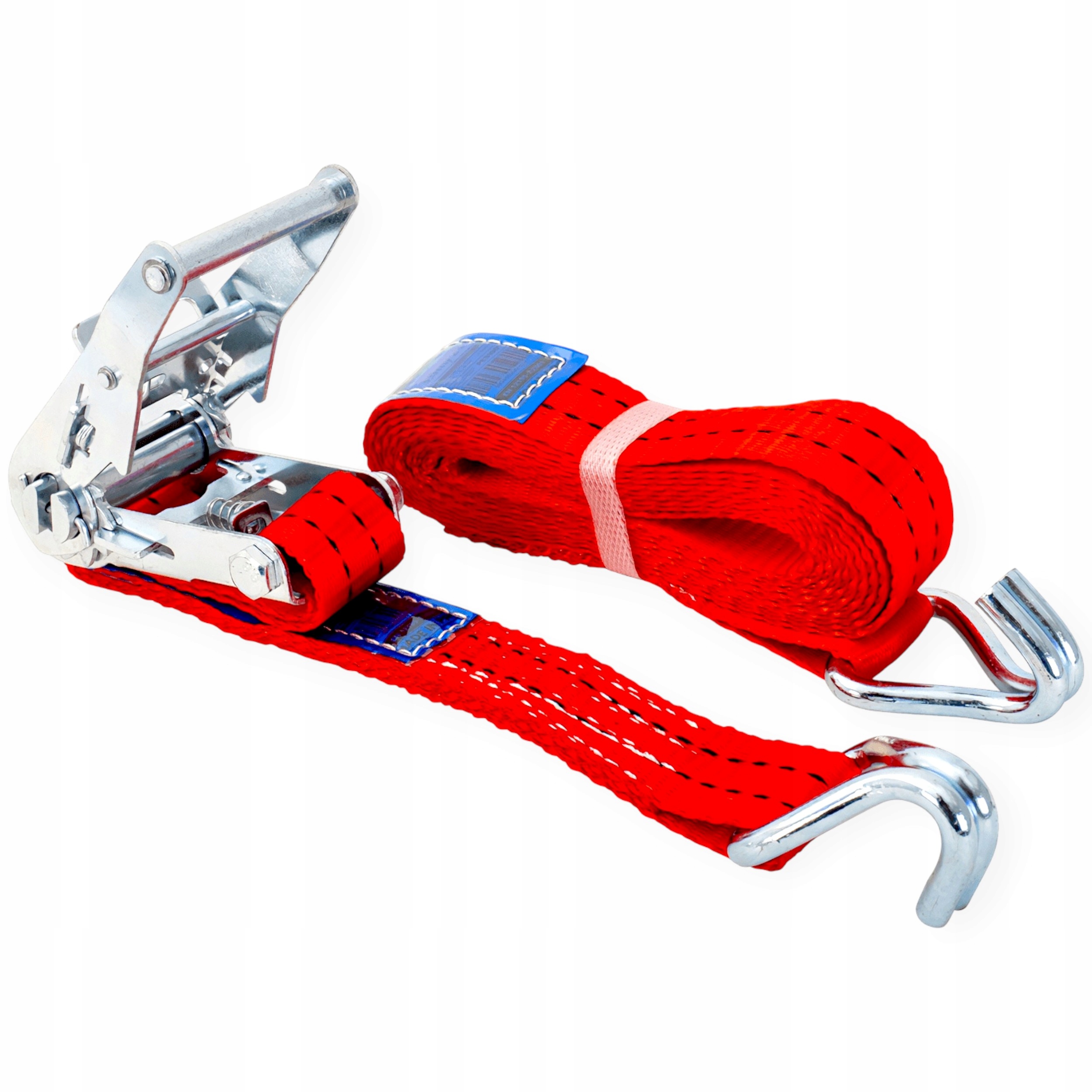 Pas transportowy mocujący z napinaczem Unitrailer 4m/35mm/2t czerwony