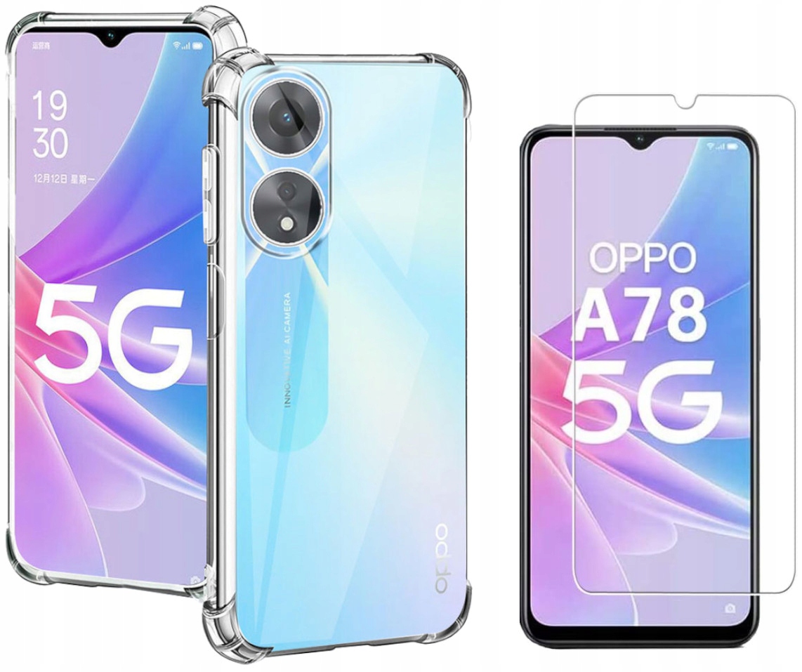 

Etui A-shock Bumper Case do Oppo A78 5G Szkło 9H