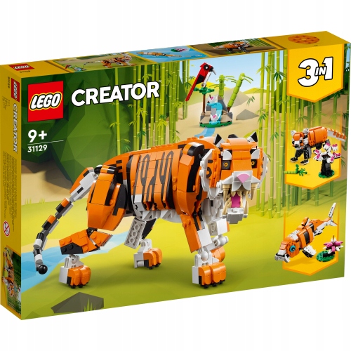 

Lego 31129 Creator 3 w1 Majestatyczny Tygrys