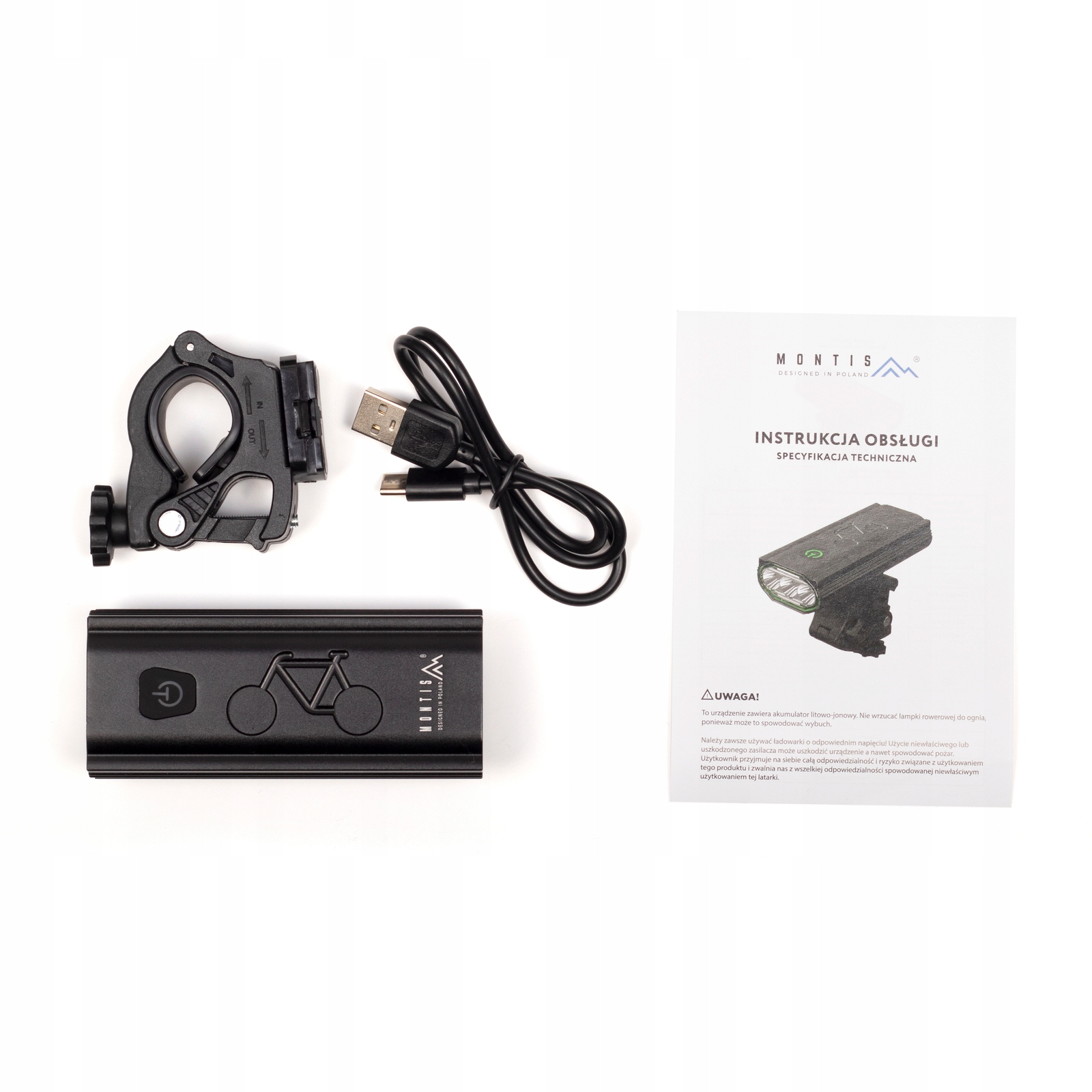 LAMPKA ROWEROWA PRZÓD ULTRA MOCNA AKUMULATOROWA USB LED ŚWIATŁO ROWEROWE Liczba trybów świecenia 6