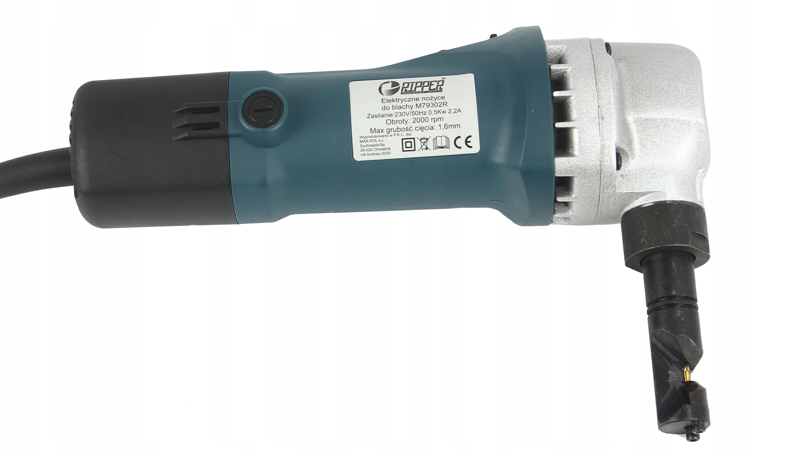 ELEKTRYCZNE NOŻYCE DO CIĘCIA BLACHY NIBBLER Marka Mar-Pol