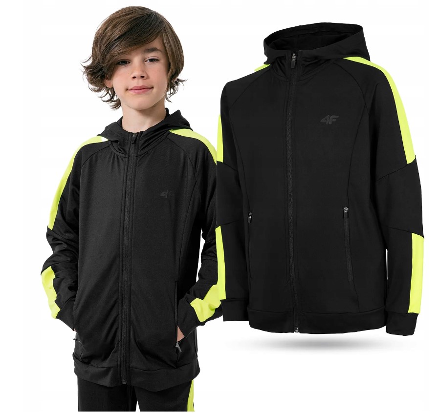 

4F Ocieplana Bluza Treningowa JBLMF001 158/164