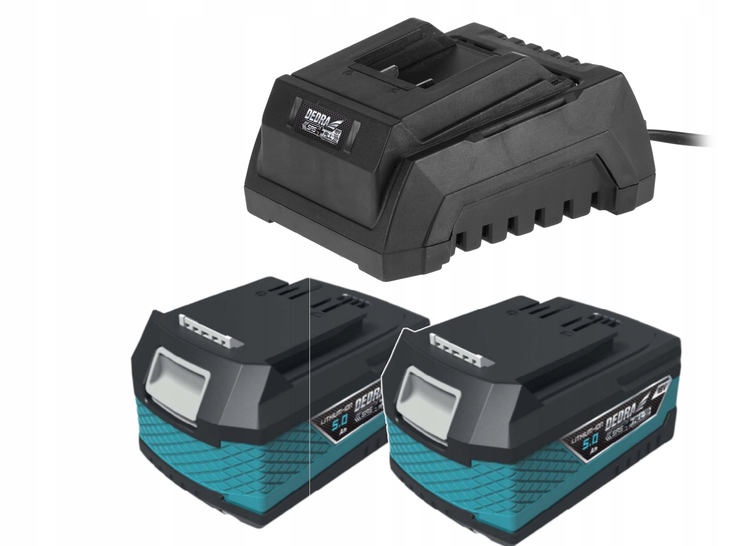 

Zestaw Startowy Dedra Akumulator 2x5Ah Ładowarka